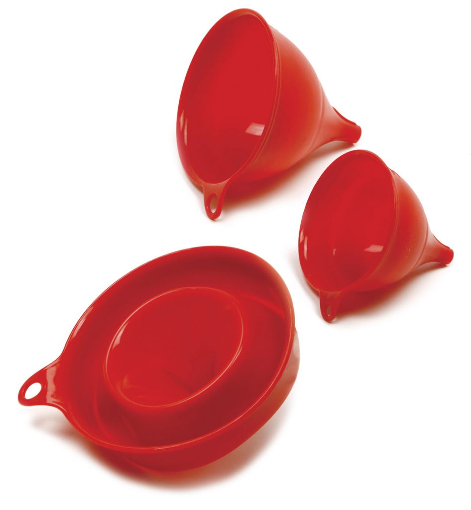 silicone funnel set