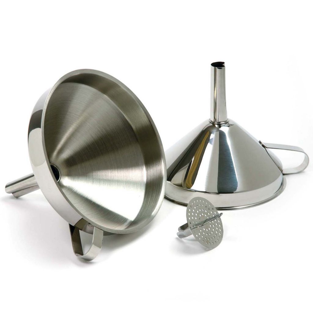 4.75″ S/S FUNNEL WITH STRAINER Ventures Intl