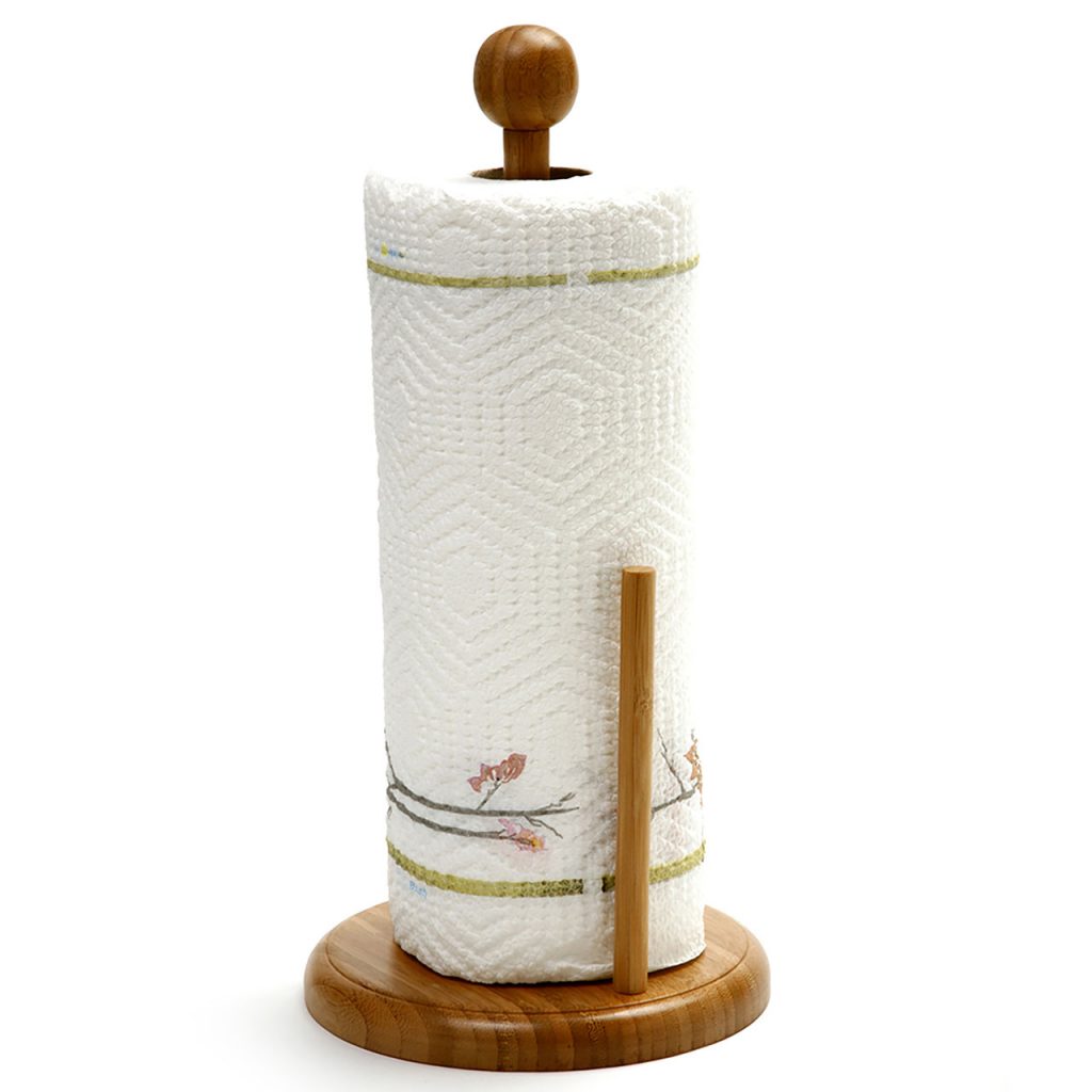 BAMBOO PAPER TOWEL HOLDER – Ventures Intl