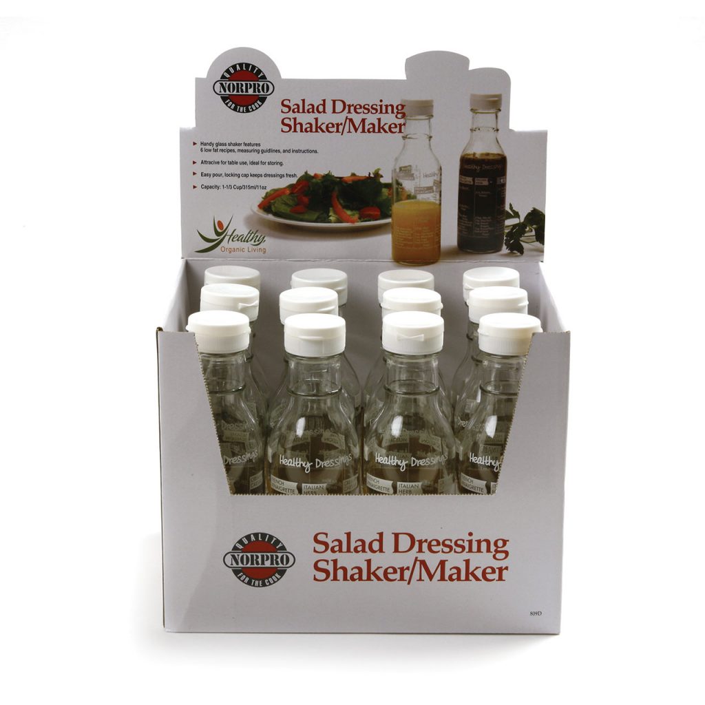 SALAD DRESSING SHAKER/MAKER CDU/12 Ventures Intl